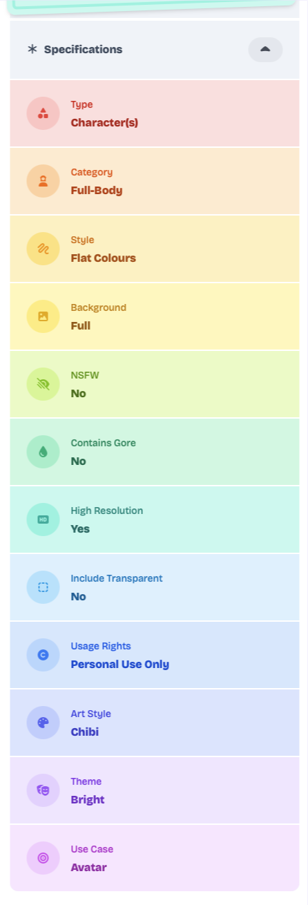 Specifications